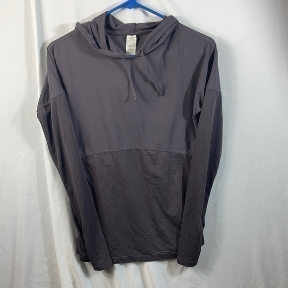 Fabletics Gray Lightweight Pullover Athletic Hoodie Top Long Sleeve Size XS - Picture 1 of 3
